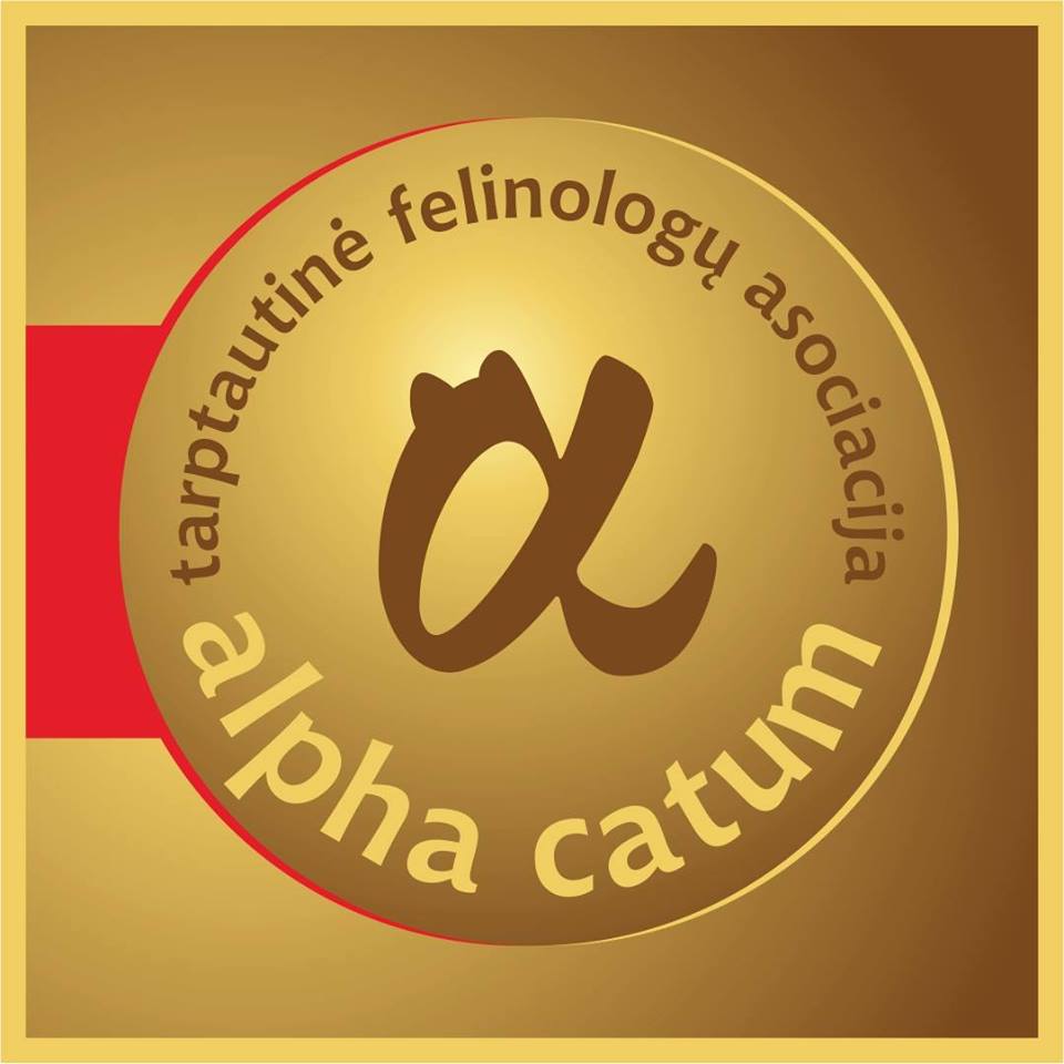 Esame nauja kačių mylėtojų draugija Tarptautinė Felinologų Asociacija "Alpha Catum".